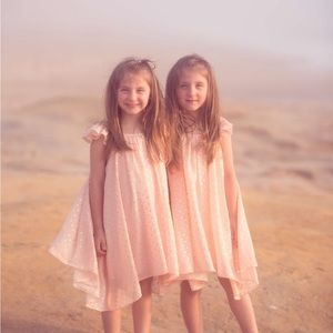 Size 6 EUC Elestory Ele Story heart flutter dress vhtf